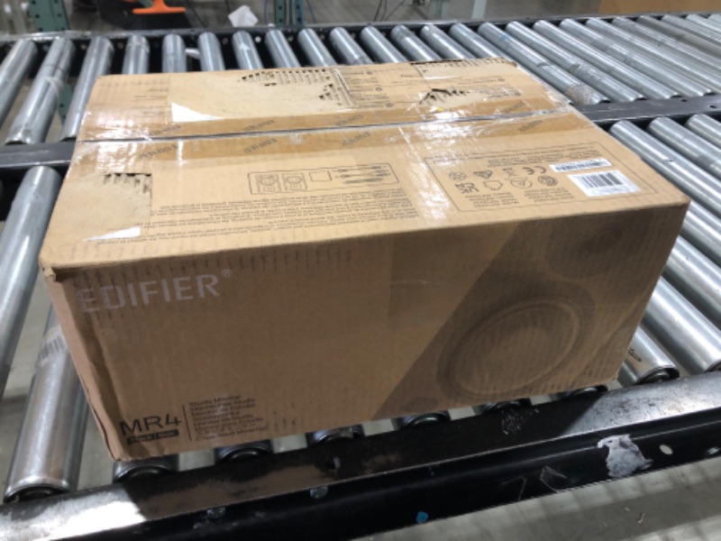 Photo 1 of Edifier MR4 Powered Studio Monitor Speakers, 4" Active Near-Field Monitor Speaker - Black (Pair)