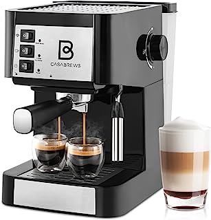 Photo 1 of 20 Bar Espresso Machine, Coffee Maker with Steam Milk Frother, Professional Espresso Maker and Cappuccino Machine with 50oz Removable Water Tank, Gift for Men Women
