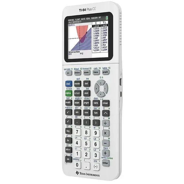 Photo 1 of Texas Instruments TI-84 Plus CE Graphing Calculator - 10 Digits - Color Display 
