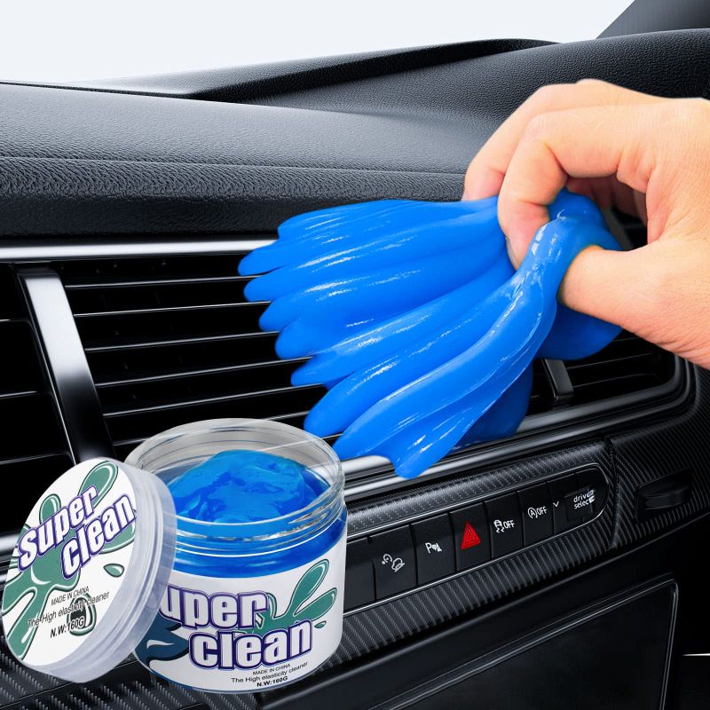 Photo 1 of Cleaning Gel for Car Detail Putty Cleaning Gel Car Interior Cleaner for Car Vents, PC, Laptops, Cameras TypeA-Blue-06