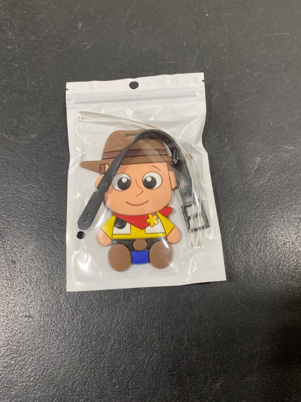 Photo 2 of G-Ahora Anime Story Woody Luggage Baggage Identification Labels ID Tag with Belt Strap