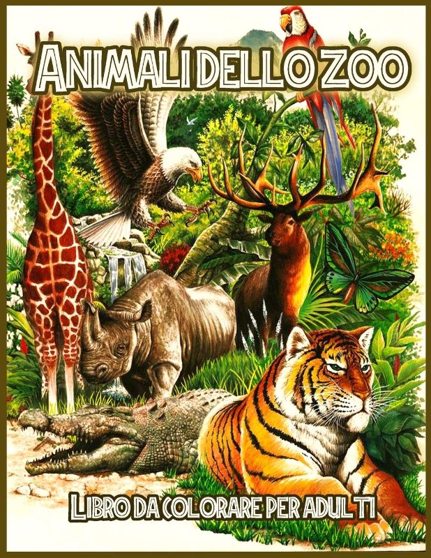 Photo 1 of Animali Dello Zoo: Libro da Colorare per Alleviare lo Stress