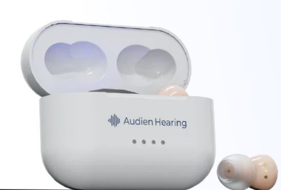 Photo 1 of audien hearing atom pro 2 otc hearing aid