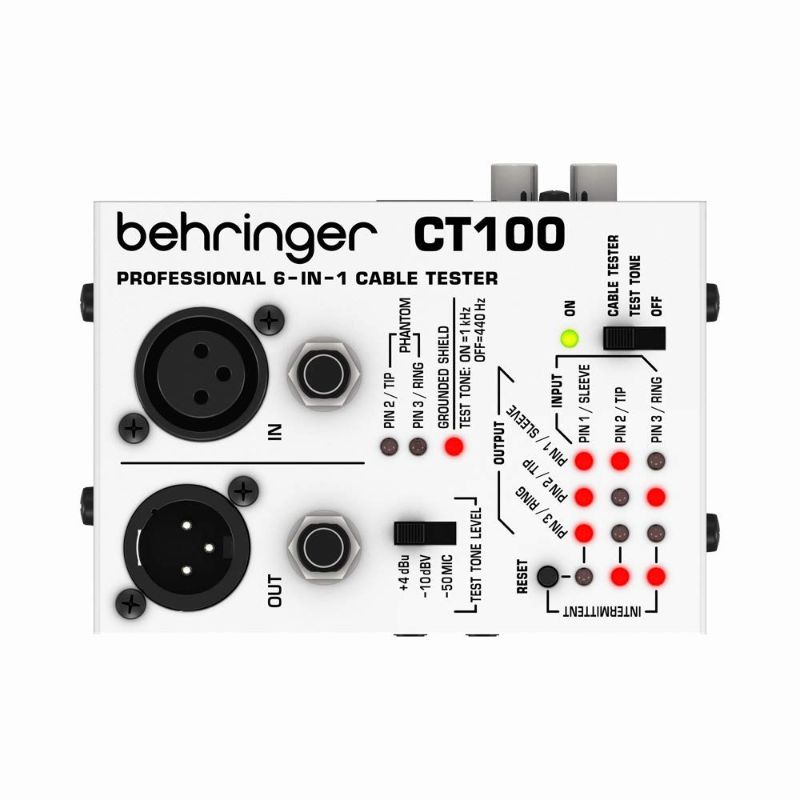 Photo 1 of Behringer CT100 Microprocessor Controlled 6-in-1 Cable Tester
