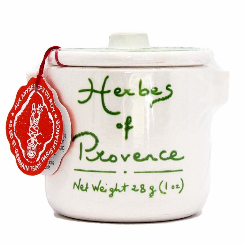 Photo 1 of 1 oz Jar Anysetiers du Roy Herbes de Provence in Pottery Crock