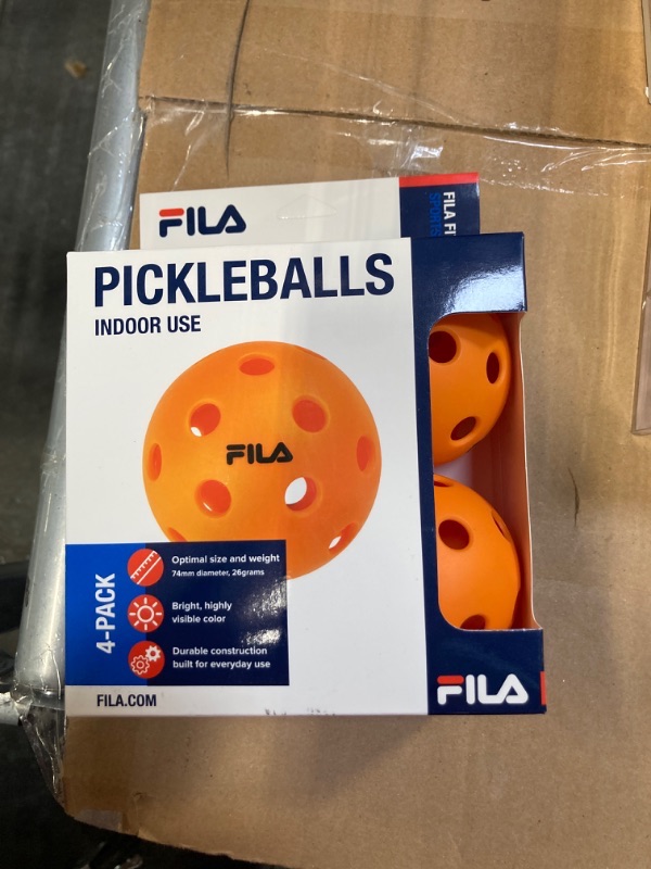 Photo 2 of 
QUEMUIA Indoor Pickleball Balls,26 Holes Indoor Pickleballs USAPA Approved,4-Pack High Bounce Pickle Balls, Pickleball Gifts for Men or Women Pickleball...
Color:Orange