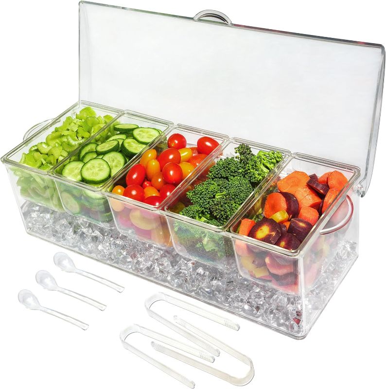 Photo 1 of ***similar*** Ice Chilled Condiment Caddy with 5 Containers