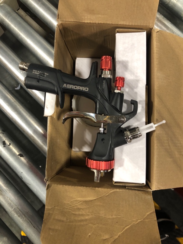 Photo 3 of ***USED***MISSING PARTS***AEROPRO TOOLS R500 LVLP Air Spray Gun with 1.3/1.5/1.7mm Nozzles & Air Regulator, A610 Paint Guns Automotive, Car Paint Gun Sprayer, Paint Gun for House Painting, Car, Furniture, Varnish and Top Coat