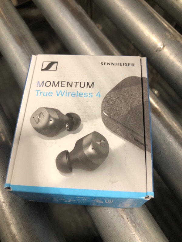 Photo 2 of ***USED***Sennheiser MOMENTUM True Wireless 4 Smart Earbuds with Bluetooth 5.4, Crystal-Clear Sound, Comfortable Design, 30-Hour Battery Life, Adaptive ANC, LE Audio and Auracast - Black Copper