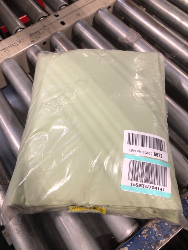 Photo 1 of  Microfiber 1800 Bedding - 1 Fitted Sheet, 1 Flat Sheet, 2 Pillowcase -Wrinkle & Fade Resistant Sheet Set (Sage Green)