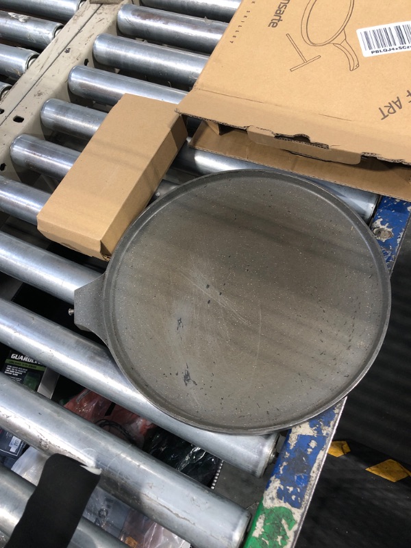 Photo 3 of ***USED** SENSARTE Nonstick Crepe Pan, Swiss Granite Coating Dosa Pan Pancake Flat Skillet Tawa Griddle 12-Inch with Stay-Cool Handle, Induction Compatible, PFOA Free