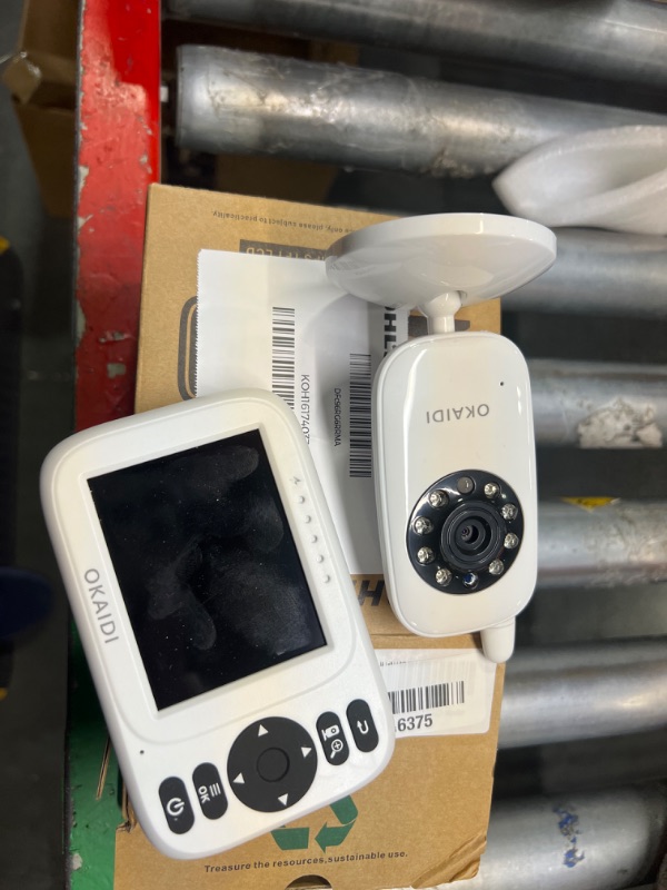 Photo 2 of ***MISSING PARTS***
Video Baby Monitor, 3.2" Baby Monitor with Camera and Audio, 1000ft Transmission Range, Baby Monitor No WiFi, Infrared Night Vision, VOX Mode, Powerful Battery, Smart Alert