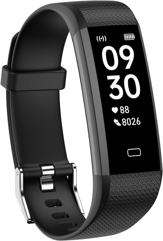 Photo 1 of ***CHARGER MISSING***
LIVIKEY Activity Fitness Tracker with Heart Rate Monitor, Blood Oxygen, Sleep Monitor, Fitness Watch with Pedometer, IP68 Swimming Waterproof, Smart Watch with Step Tracker for Women Men