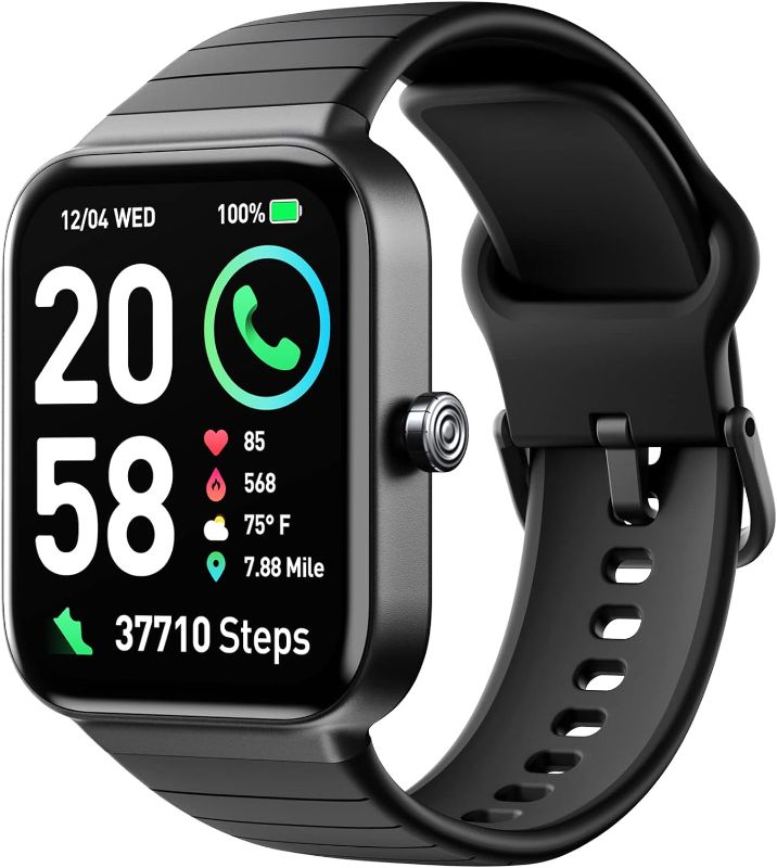 Photo 1 of  Smart Watch for Men Women,1.8” Touchscreen, Bluetooth Call, Alexa Built-in,24/7 Heart Rate, SpO2 Monitor, Step Counting, Sleep Tracking,IP68 Waterproof Fitness Tracker Watch for Android iPhone