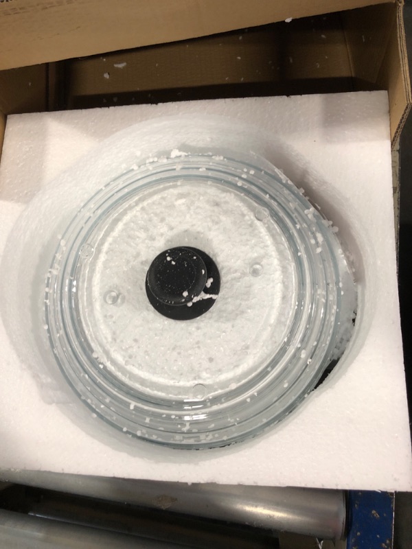 Photo 3 of ****USED** Microwave cover glass - Microwave splatter cover 100% Food Grade, Glass Microwave covers for food splatter BPA Free and Dishwasher Safe, Vented Plate cover Lid Silicone Knob, 9.5" - Bezrat (Black)