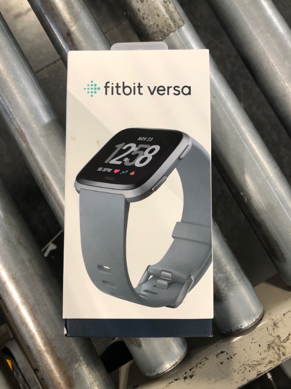 Photo 2 of ****USED*** Fitbit - Versa Smartwatch - Gray/Silver