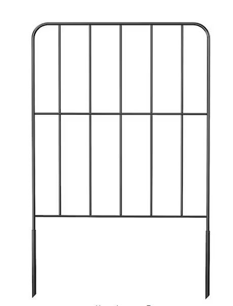 Photo 2 of 10 ft. L x 24 in. H Square Metal Garden Fence Rustproof Wire Fencing Border Decorative (10-Pack Total)