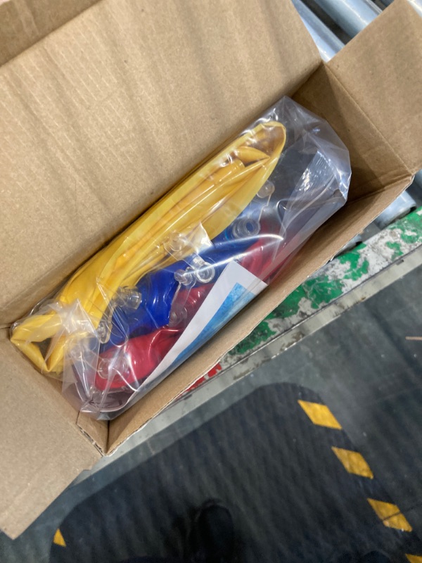 Photo 1 of TicTac Shot Pool Toys - Tic Tac Toe Inflatable Pool Games - Pool Games for Adults Teens 2-6 Players - Swimming Pool Water Toys- Pool Party Decorations - Yellow L (56 * 54")