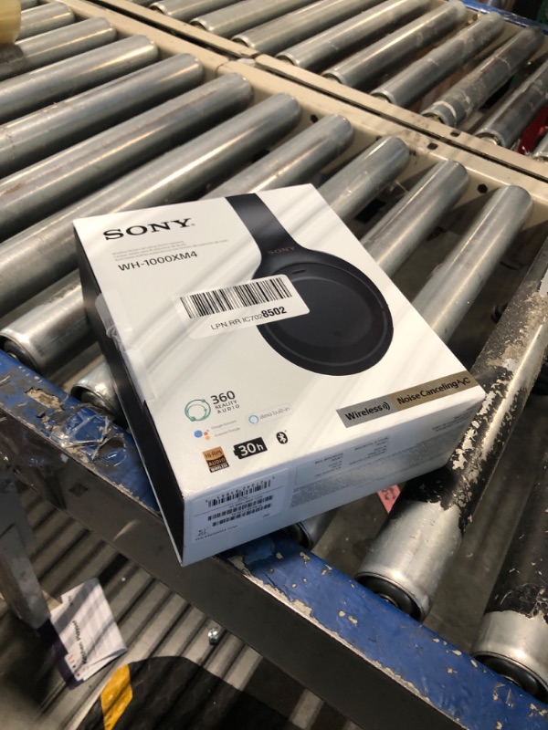 Photo 4 of ***USED***
Sony Noise Cancelling Headphones WHCH710N: Wireless Bluetooth Over the Ear Headset with Mic for Phone-Call, Black
