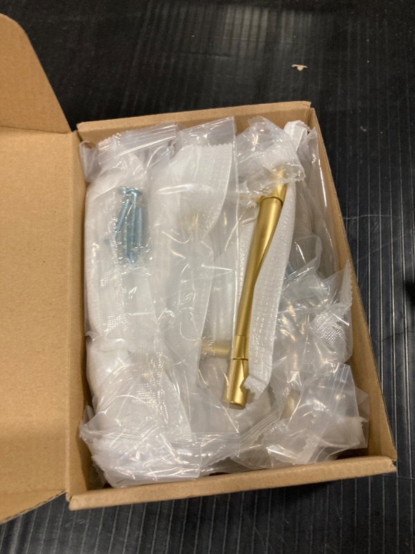 Photo 3 of *****USED*** Haliwu 10 Pack Gold Cabinet Handles, Brushed Brass Cabinet Pulls Kitchen Cabinet Handles Barrel Cabinet Handles 3-3/4 inch Gold Pulls Kitchen Hardware