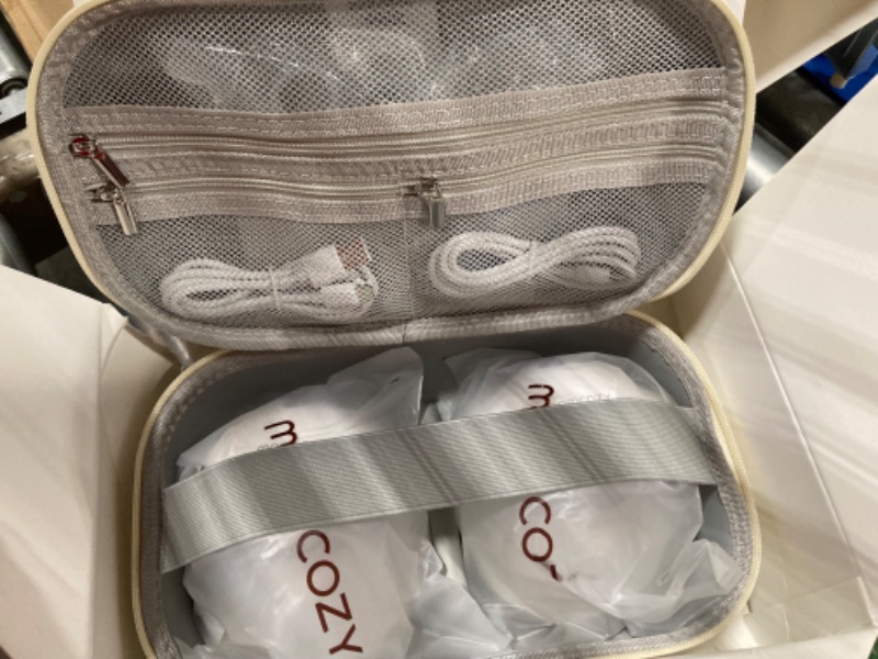 Photo 1 of ***DAMAGE ON THE PACKAGE AND BOX***  Momcozy Breast Pump Hands Free M5, Wearable Breast Pump of Baby Mouth Double-Sealed Flange with 3 Modes & 9 Levels, Electric Breast Pump Portable - 24mm, 2 Pack Lilac
