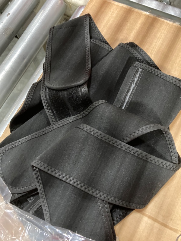 Photo 2 of **USED**FeelinGirl Waist Trainer for Women 3 Straps Tummy Control Workout Corset Cincher Trimmer Sauna Belt Black