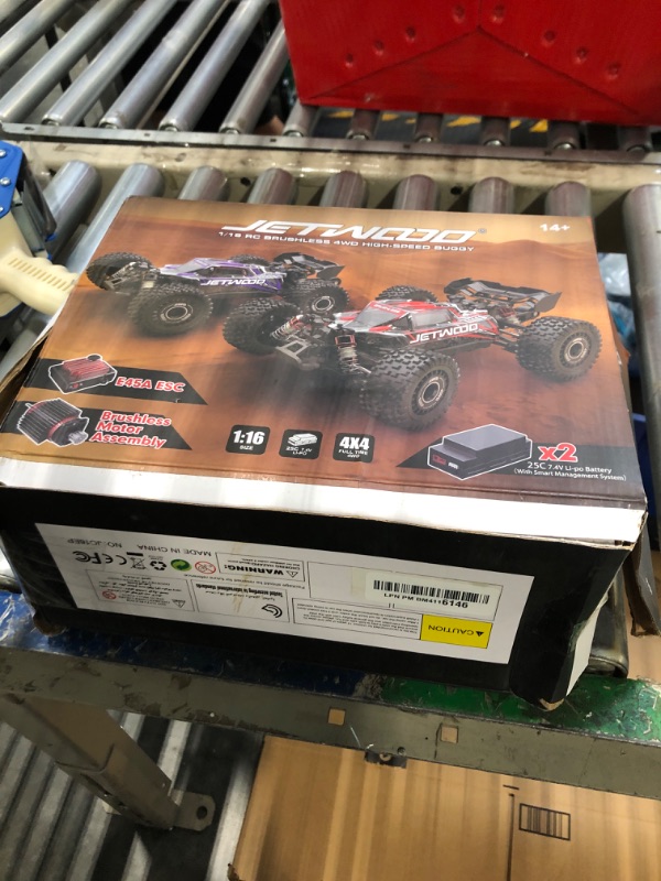 Photo 2 of *****Missing crucial parts*****AS IS***** 1/16 Fast Remote Control Car for Adults, Electric 4WD RTR Brushless RC Cars, High Speed RC Truck Gifts for Boys, Max 42 mph Offroad Buggy, JC16EP with 2 Lipo