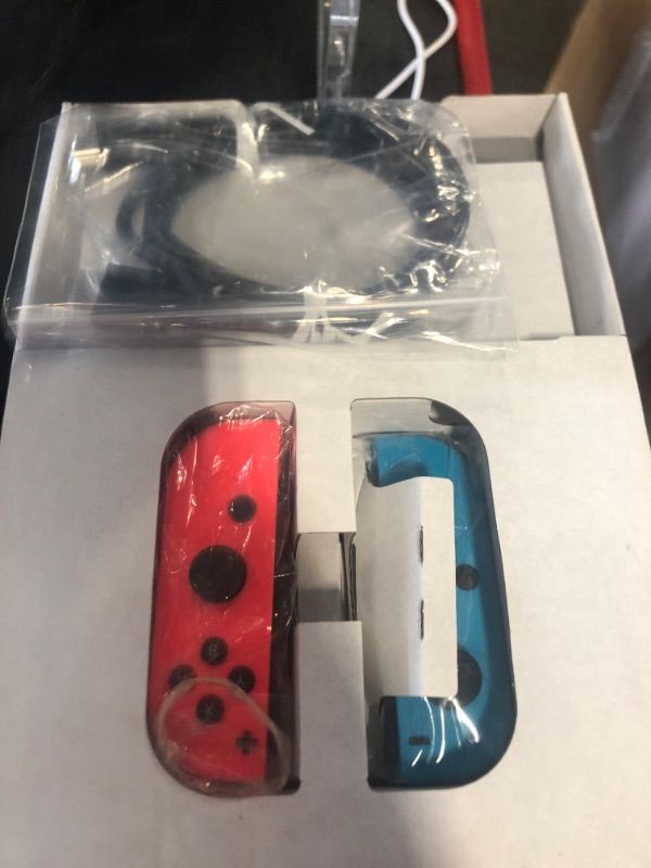 Photo 1 of ***Missing OLED Screen***
Nintendo Switch – OLED Model w/ Neon Red and Neon Blue Joy-Con