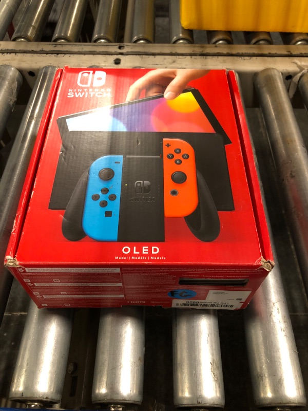 Photo 2 of ***Missing OLED Screen***
Nintendo Switch – OLED Model w/ Neon Red and Neon Blue Joy-Con