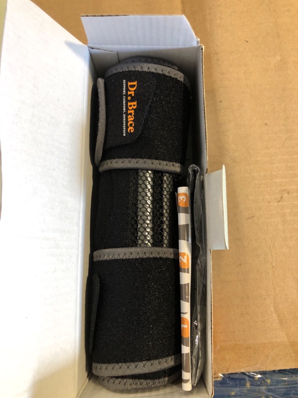 Photo 3 of ****USED** DR. BRACE ELITE Knee Brace with Side Stabilizers & Patella Gel Pads for Maximum Knee Pain Support and fast recovery for men and women-Please Check How To Size Video (X-Large, Mercury)