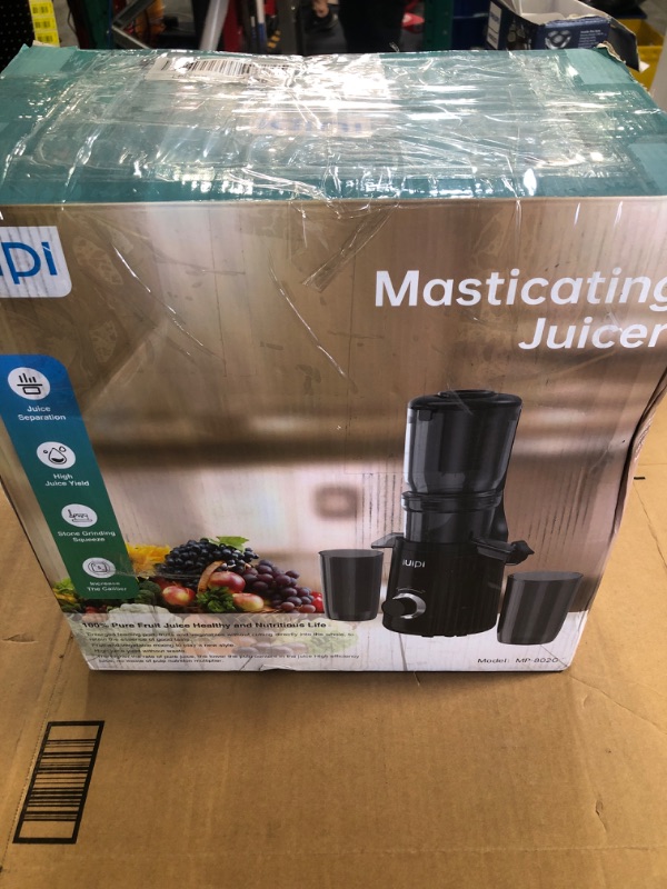 Photo 1 of ***USED***IUIPI Cold Press Juicer, Fit Whole Fruit and Vegetable Slow Masticating Juicer Machines, 4.3'' Large Feed Chute, 250W Juice Extractor Machine, High Juice Yield, BPA Free, Easy to Clean with Brush
