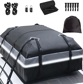 Photo 1 of 
21 Cubic Feet Car Rooftop Bag Cargo Carrier Bag Waterproof Heavy Duty for All Cars with/Without Rack Including
