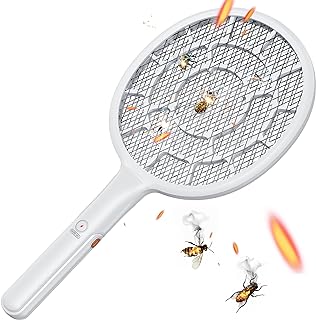 Photo 1 of 
YsChois®, Electric Fly Swatter Racket - Bug Zapper Racket with Powerful Grid - Easy to Use, Lightweight - Indoor &