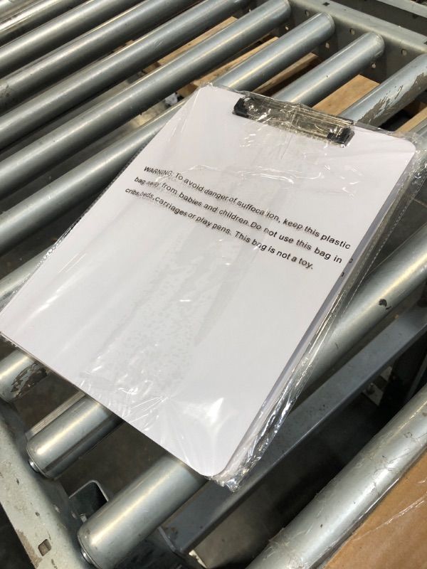 Photo 1 of **PACK OF 3** Hongri Plastic Clipboard, White 8.5x11" Clipboard, A4 Letter Size Clipboards for Nurses, Students, Office and Women, Clipboard with Pen Holder and Low Profile Clip, Size 12.5 x 9 Inch(White)
