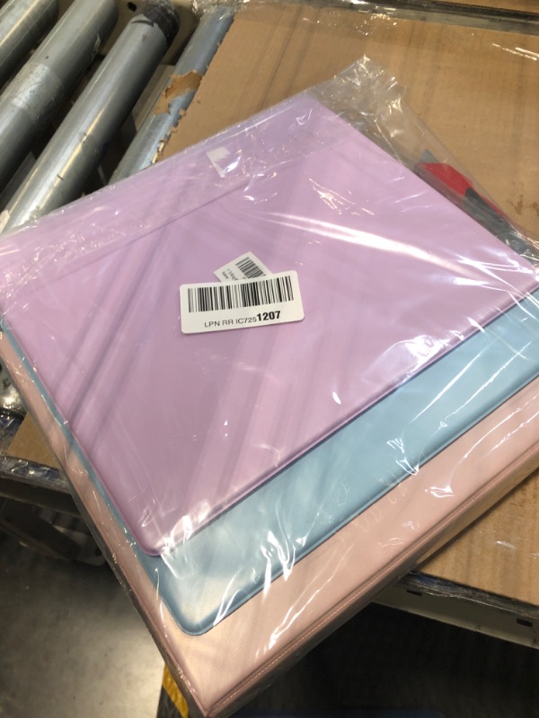 Photo 2 of 1'' 3-Ring-Binder with Pockets, 200 Sheets Capacity, 1 inch Binders fits 11" x 8.5" US Letter Size, Assorted 4 Pastel Colors - Ideal for School, Office, and Home Use (1 inch)