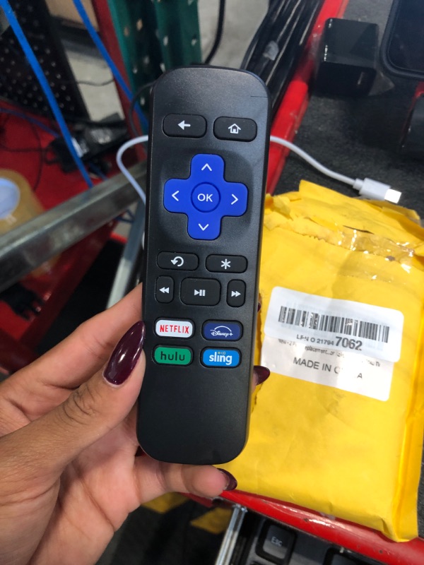 Photo 2 of (Pack of 2) Replacement Remote Control Only for Roku TV, Compatible for TCL Roku/Hisense Roku/Onn Roku/Philips Roku Smart TVs(Not for Stick and Box)
