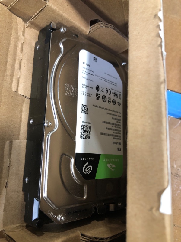 Photo 3 of ***AS IS / NO RETURNS -  FINAL SALE***parts only***
Seagate 8TB BarraCuda SATA III 3.5" 5400 rpm Internal HDD (OEM Packaging)