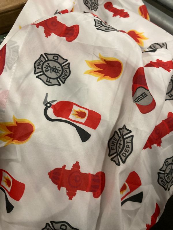 Photo 3 of ****USED** SHEET ONLY** Franco Trend Collector Go Fire Truck Go 1 Piece Toddler Bed Set - Includes Comforter & Sheet Set - Super Soft Fade Resistant Microfiber Bedding