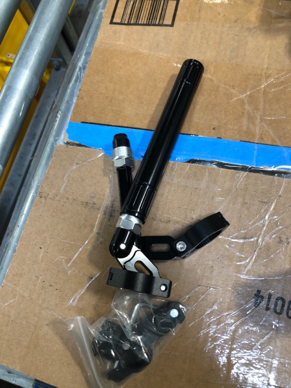 Photo 3 of ***AS IS / NO RETURNS -  FINAL SALE***parts only***
BRCOVAN Motorcycle Cross Bar, Aluminum Alloy, Length Adjustable, Motorcycle Handlebar Extender Extension, Motorcycle Balance Bar Reinforce Lever Fit for Handlebars 22mm in Diameter