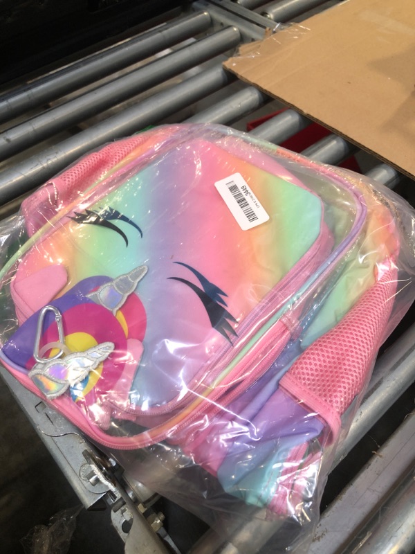 Photo 2 of ***AS IS / NO RETURNS -  FINAL SALE**
CLUB LIBBY LU Ombre Unicorn Backpack with Lunch Box Set for Girls, 3 Piece Value Bundle, 16 Inch