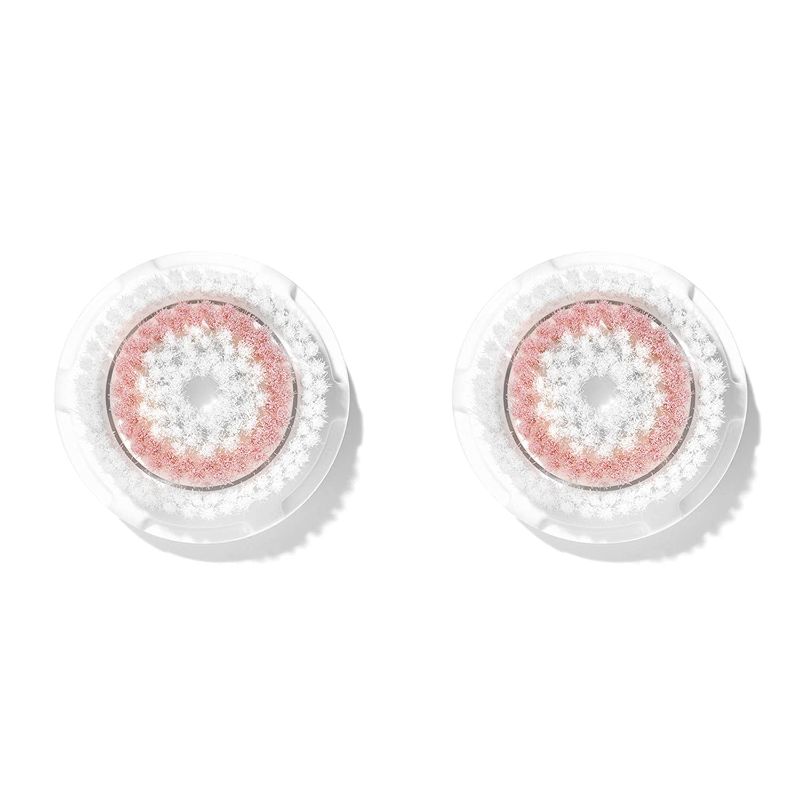 Photo 1 of ***USED***Radiance Facial Cleansing Brush Head Replacement | Compatible with Clarisonic Mia 1, Mia 2, Mia Fit, Alpha Fit, Smart Profile Uplift and Alpha Fit, 2 Pack (Radiance)