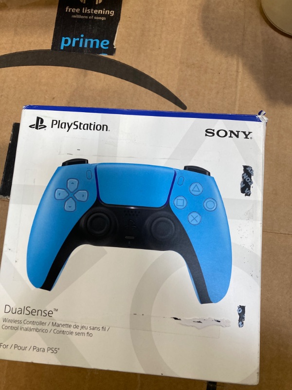 Photo 1 of PlayStation 5 DualSense Wireless Controller - Starlight Blue