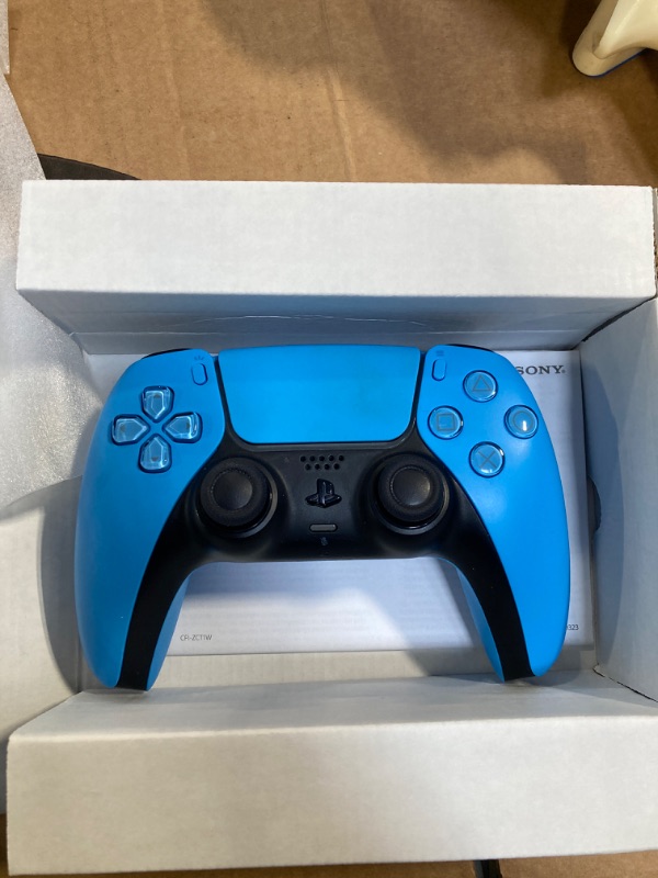 Photo 1 of PlayStation 5 DualSense Wireless Controller - Starlight Blue