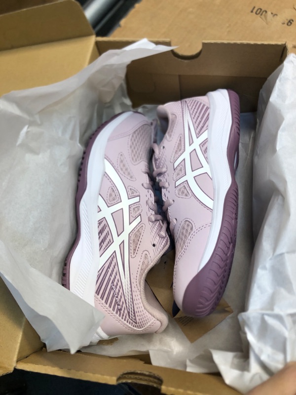 Photo 3 of ***AS IS / NO RETURNS -  FINAL SALE**
ASICS Kid's Upcourt 6 Grade School Volleyball Shoes, 4, Watershed Rose/White