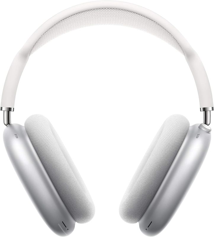Photo 1 of ***USED, DIRTY ON ONE EAR***
Apple AirPods Max Wireless Over-Ear Headphones, Active Noise Cancelling, Transparency Mode, Personalized Spatial Audio, Dolby Atmos, Bluetooth Headphones for iPhone – Silver