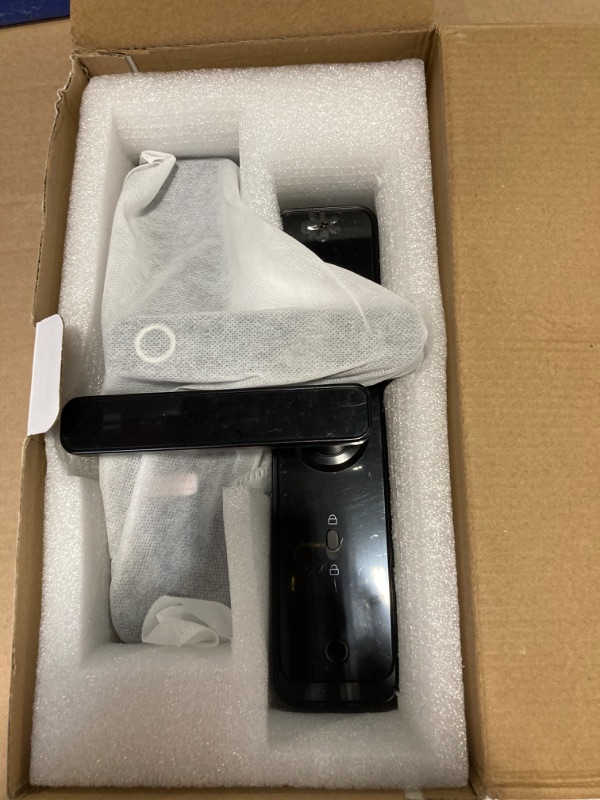 Photo 1 of ***USED***Home Security 4 in 1 Anti-Theft Door Lock?Fingerprint Door Lock Fingerprint Card Password Mechanical Key Keyless Electronic Door Lock