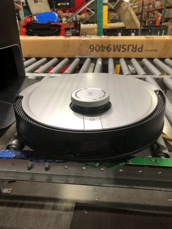 Photo 1 of ECOVACS DEEBOT X1 Omni Robot Vacuum and Mop Combo with Self-Emptying, Auto-Wash, Auto-Refill and Auto-Hot Air Drying, 5000Pa Suction, AIVI 3D Obstacle Avoidance, Built-in YIKO Voice Assistant, Black