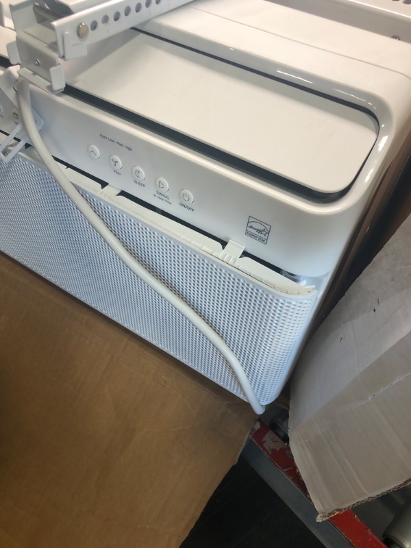 Photo 1 of ***USED** Midea 8,000 BTU Smart Inverter U-Shaped Window Air Conditioner, Save 35% Energy, Quiet, 350 Sq. ft., MAW08V1QWT-T, New