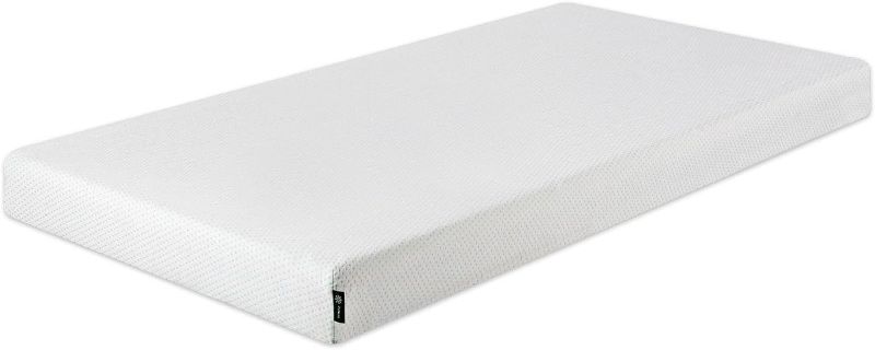 Photo 1 of *** similar to the photo ***ZINUS 5 Inch Memory Foam Mattress, 75" x 30" (Narrow Twin), Fiberglass Free, Bunk Bed, Trundle Bed, Day Bed Compatible, White