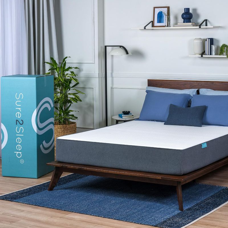 Photo 1 of ***similar to the photo*** win Mattress 12 Inch, Medium Feel Twin Size Mattresses in a Box, Hybrid Individual Pocket Springs with Memory Foam, Cooler Sleep with Pressure Relief and Support